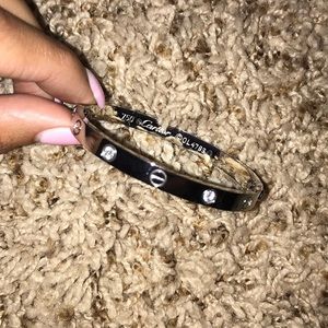 Silver Love screw bracelet brand new
